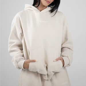 Comfrt Women's Cream Hoodie